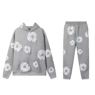 Gray Cloud Print Tracksuit Set — seller product photo