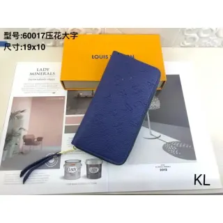 Louis Vuitton Neverfull Zip Wallet Blue — seller product photo