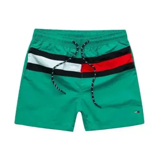 Tommy Hilfiger Green & Stripe Shorts — seller product photo