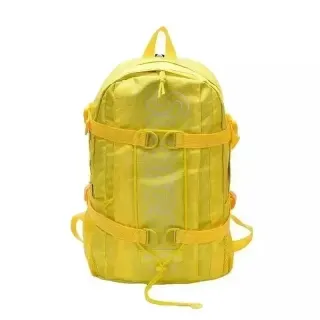 Unisex Yellow Backpack with Adjustable Straps — seller product photo