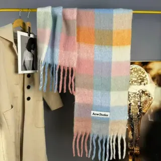 Acne Studios Glacé Check Scarf — seller product photo