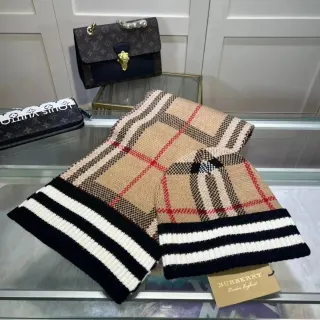 Burberry Classic Check Scarf & Beanie Set — seller product photo