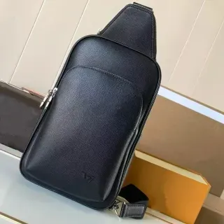 Louis Vuitton Black Grain Leather Chest Bag — seller product photo