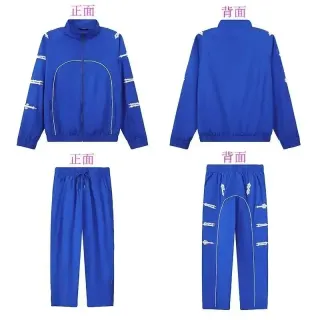Blue Tracksuit Set with White Accents — seller product photo