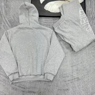 Grey Solid Tracksuit Set — seller product photo