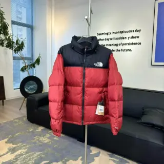 The North Face Nuptse Brick Red Parka — seller product photo