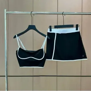 Black & White Tennis Club Co-ord Set — seller product photo